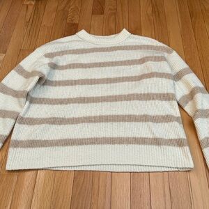 stripe knit sweater